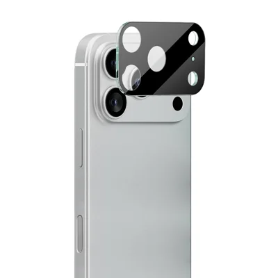 IMAK For iPhone 17 Pro Camera Lens Protector Tempered Glass HD Clear Lens Film (Black Version)