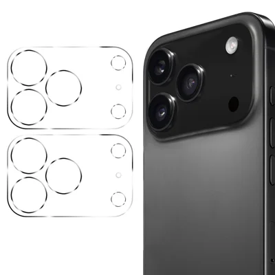 ENKAY HAT PRINCE For iPhone 17 Pro 2Pcs Camera Lens Protector  Integrated Tempered Glass Lens Film - Transparent