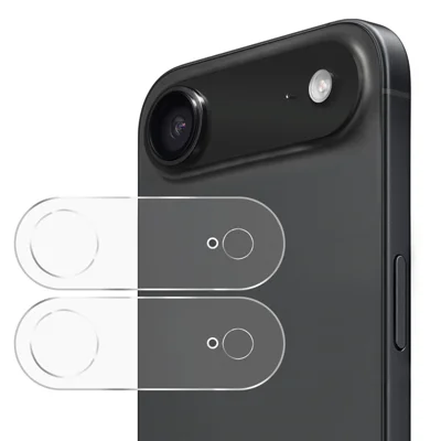ENKAY HAT PRINCE For iPhone Air 2Pcs Camera Lens Protector  Integrated Tempered Glass Lens Film - Transparent
