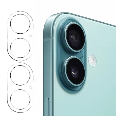 ENKAY HAT PRINCE For iPhone 17 2Pcs Camera Lens Protector  Integrated Tempered Glass Lens Film - Transparent