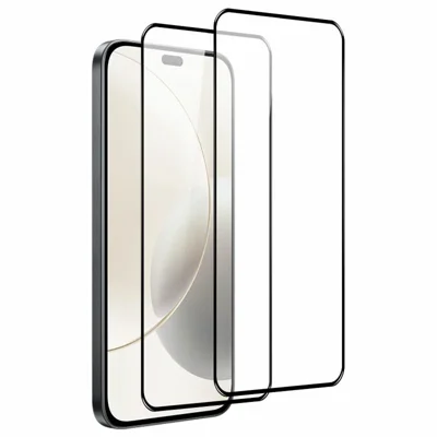 NORTHJO 2Pcs A+ Phone Screen Protector for Honor 400 Lite 5G 0.3mm 2.5D High Aluminum-silicon Glass Silk Printing Film