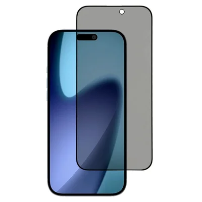 For iPhone 17 Privacy Screen Protector Black Edge Full Glue Matte Anti-Spy Tempered Glass Film