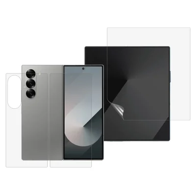 For Samsung Galaxy Z Fold7 5G Screen Protector Set, Front + Back Full Cover TPU+PET Hydrogel Film