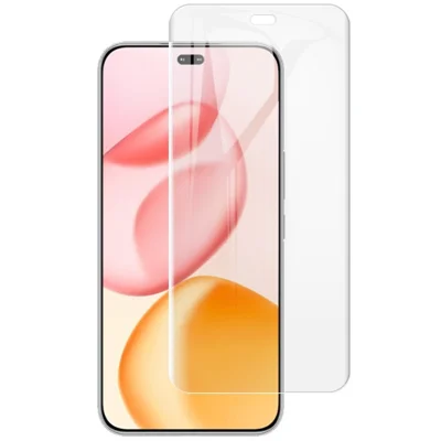 IMAK Hydrogel Film 4th For Honor 400 Pro 5G (Global) Screen Protector Ultra Clear Soft TPU Film (Fingerprint Unlock) - Transparent