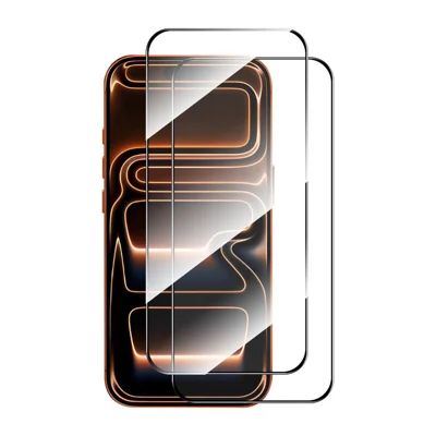 ENKAY HAT PRINCE 2Pcs For iPhone 18 Pro Max / 17 Pro Max Screen Protector Thick Adhesive 0.26mm 2.5D High Aluminium-Silicon Glass Film