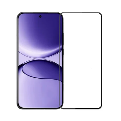 فيلم زجاج مقسّى PINWUYO للهاتف Xiaomi Redmi Turbo 4 5G مقاوم للانفجار 9H حامي شاشة ثلاثي الأبعاد بالكامل - أسود