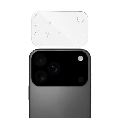 RURIHAI For iPhone 17 Pro Camera Lens Protector 3D Clear High Aluminum-Silicon Glass Lens Film