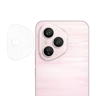 RURIHAI For Honor 400 Pro 5G (Global) Camera Lens Protector 3D Clear High Aluminum-Silicon Glass Lens Film