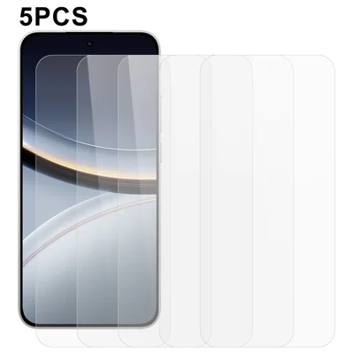5Pcs For Xiaomi Poco F7 5G / Redmi Turbo 4 Pro 5G Front Screen Protector 0.3mm 2.5D Tempered Glass Clear Film