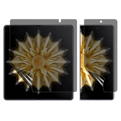 For Honor Magic V2 5G Anti-Spy Screen Protector PET Matte Front and Back Screen Film