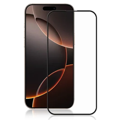 AMORUS For iPhone 18 Pro / 17 Pro Screen Protector Anti-Shatter Tempered Glass Film - Black
