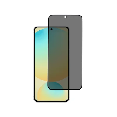 For Samsung Galaxy S26 FE / S25 FE Anti-Peep Tempered Glass Full Covering Silk Printing Screen Protector