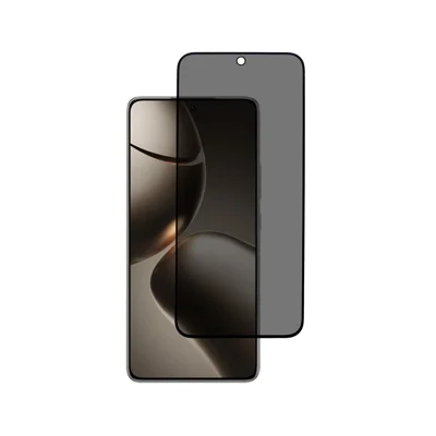 For Xiaomi 15T Pro / 15T Anti-Peep Tempered Glass Full Covering Silk Printing Screen Protector