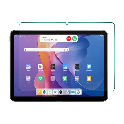 واقي شاشة لـ Xiaomi Redmi Pad 2 من ENKAY HAT PRINCE زجاج عالي السيليكون والألومنيوم 9H 2.5D بسمك 0.33 مم - شفاف