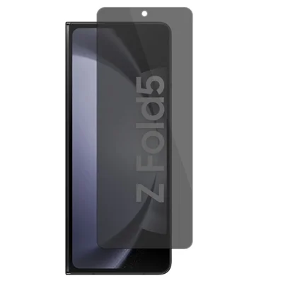 For Samsung Galaxy Z Fold5 5G Privacy Screen Protector Tempered Glass Anti Peep Film Full Coverage - Black