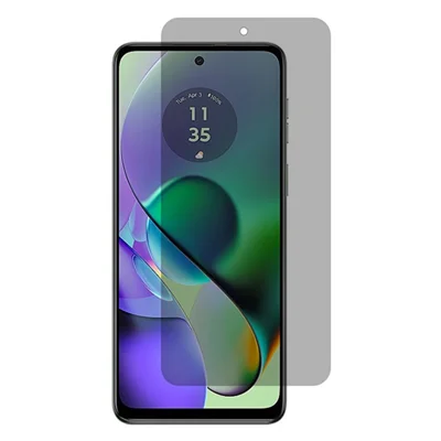 For Motorola Moto G75 5G Privacy-skærmbeskytter, Tempersglas, Anti-spionskærm, Fuld dækning - Sort