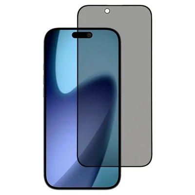 For iPhone Air Anti-spy Screen Protector Full Glue Bright Silk Printing Edge Matte Full Cover Tempered Glass Film