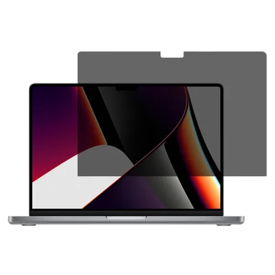 Privacy Screen Protector for MacBook Pro 14 inch (2024) A3401  /  A3112  /  A3185  /  (2023) A2442  /  A2779  /  A2918  /  A2992 Full Screen Tempered Glass Film