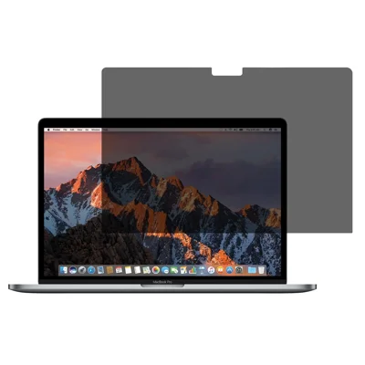 Privacy Screen Protector for MacBook Pro 15 inch (2018) / (2016) / A1707 / A1990 Straight Edge Full Screen Tempered Glass Film
