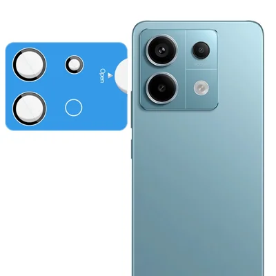 IMAK For Xiaomi Redmi Note 13 Pro 5G / Poco X6 5G Tempered Glass Camera Lens Protector with Self Positioning Frame (Complete Covering)