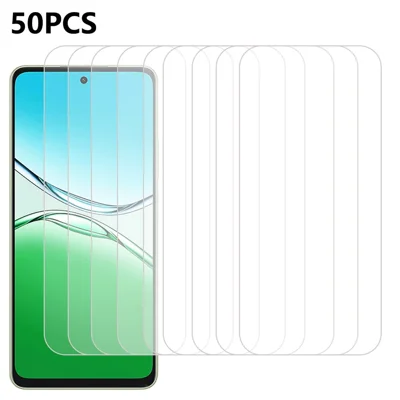 50Pcs For Oppo A5 Pro 4G (Global) / 5G (Global) Screen Protector Anti-Scratch Tempered Glass Film (No Package, with Wipes Set, Dust-absorber, Guide Sticker)