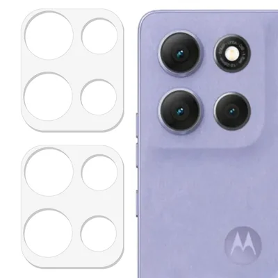 2Pcs For Motorola Moto G86 5G / G86 Power 5G Camera Lens Protector 3D Arc Edge Anti-Scratch Tempered Glass Lens Film - Transparent