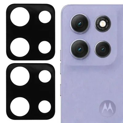 2Pcs For Motorola Moto G86 5G / G86 Power 5G Camera Lens Protector Silk Printing Lens Film 3D Arc Edge