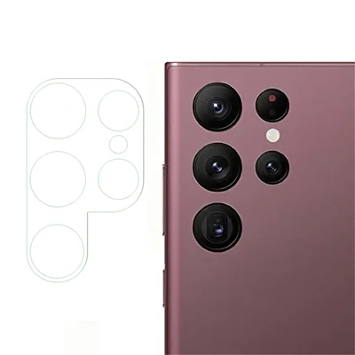 Ochronnik obiektywu aparatu do Samsung Galaxy S23 Ultra, nieprzemakalne szkło hartowane, ultra przezroczysta folia ochronna chroniąca przed zarysowaniami