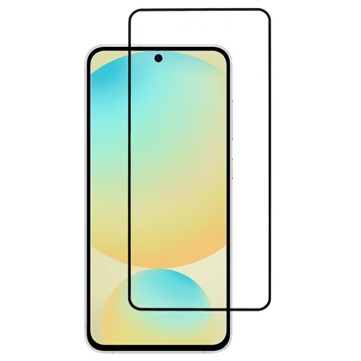Skyddsfilm för Samsung Galaxy S25 FE, silkskivad helklistrad HD-ren skärmfilm