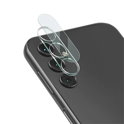 IMAK Camera Lens Film for Samsung Galaxy A14 5G / 4G , Integrated Tempered Glass Lens Protector + Acrylic Lens Cap