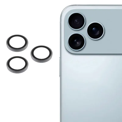 X-LEVEL AR Spotlight Series For iPhone 17 Pro Max  /  17 Pro Camera Lens Protector Set HD Individual Lens Film - Grey