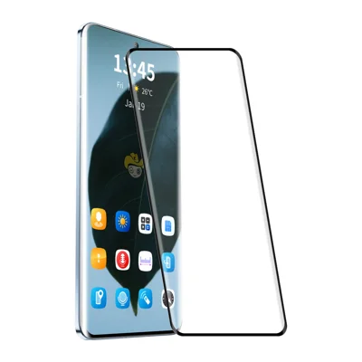 ENKAY HAT PRINCE For Motorola Edge 60 Fusion 5G Tempered Glass   3D Curved Full Glue Screen Protector Support Fingerprint Unlock - Transparent