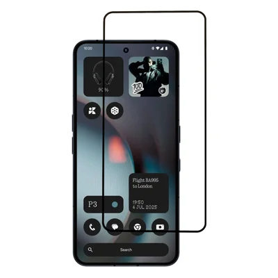 For Nothing Phone (3) 5G Screen Protector Silk Printing Full Glue Tempered Glass Screen Film