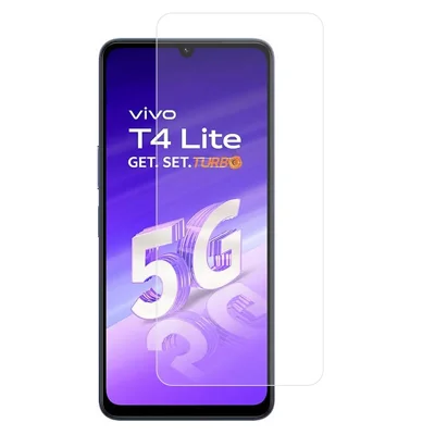 For vivo T4 Lite 5G Screen Protector 0.3mm Arc Edge Ultra Clear Tempered Glass Film