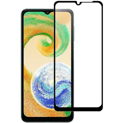 Anti-scratch AGC Glass Full Screen Protector for Samsung Galaxy A04s 4G (164.7mm), Full Glue Black Edge Anti-explosion HD Clear Tempered Glass Film