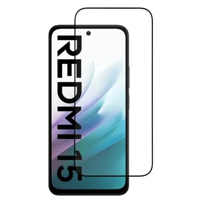 ITIETIE For Xiaomi Redmi 15 4G (EU) (171mm) Screen Protector 0.25mm High Aluminium-Silicon Glass Silk Printing Film