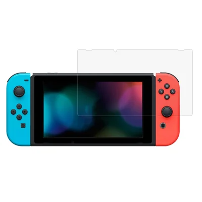 For Nintendo Switch Screen Protector Anti Purple Light Straight Edge Tempered Glass Film