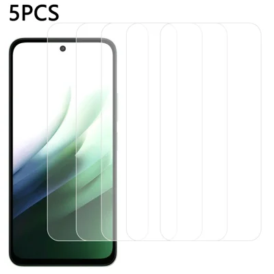 5Pcs For Xiaomi Redmi 15 5G (Global) (169mm) Front Screen Protector 0.3mm 2.5D Tempered Glass Clear Film