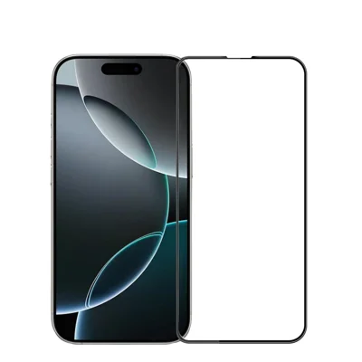 For iPhone 17 Pro Max Screen Protector MOFI 9H 3D Curved Tempered Glass Film - Zwart