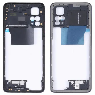 For Xiaomi Redmi Note 11 Pro 5G (Qualcomm) OEM Middle Housing Plate Frame Part (Without Logo) - Black