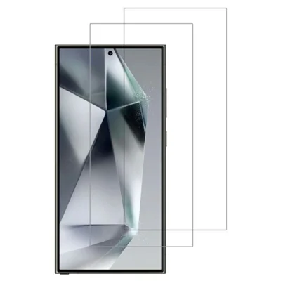 ITIETIE 2Pcs For Samsung Galaxy S24 Ultra Screen Protector 0.25mm High Aluminium-Silicon Glass Clear Film