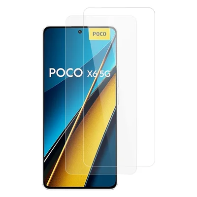 ITIETIE 2Pcs For Xiaomi Poco X6 5G Screen Protector 0.25mm High Aluminium-Silicon Glass Clear Film
