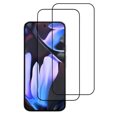 ITIETIE For Google Pixel 11 Pro XL / 10 Pro XL / 9 Pro XL 2PCS Tempered Glass 2.5mm High Aluminum Screen Protector Silk Printing Film