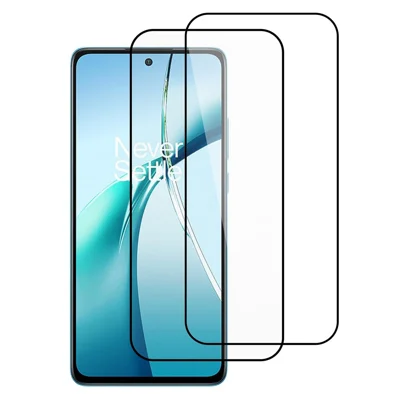 ITIETIE For OnePlus Nord CE4 Lite 5G  /  Oppo K12x 5G (China) 2PCS Tempered Glass 2.5mm High Aluminum Screen Protector Silk Printing Film