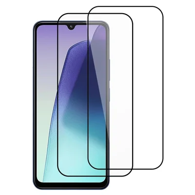 ITIETIE For Xiaomi Redmi 14C 4G  /  14R 5G  /  Poco C75 4G 2PCS Tempered Glass 2.5mm High Aluminum Screen Protector Silk Printing Film