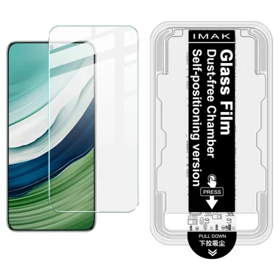 IMAK H Series Tempered Glass Film for Huawei Mate 60 / Mate 50E 4G / Mate 50 4G Screen Protector with Auto Dust-Remove Tool Kit (Fingerprint Unlock)