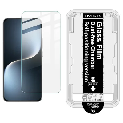 IMAK H-serie voor Honor Magic7 5G Gepatenteerd glas schermbeschermer met eenvoudige installatie en automatisch stofverwijderingsgereedschap (vingerafdrukontgrendeling)