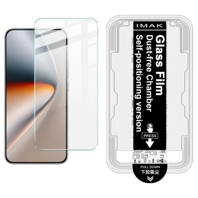 IMAK H Series For Honor GT Pro Tempered Glass Screen Protector Easy Installation Film with Auto Dust-Remove Tool Kit (Fingerprint Unlock)