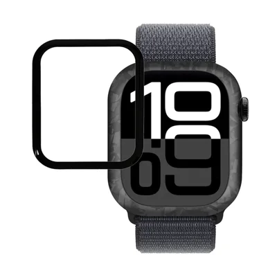 for Apple Watch Series 11 42mm / 10 42mm Screen Protector 3D Curved Full Screen Silk Printing Tempered Glass Film