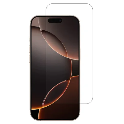 URR For iPhone 17 Pro Screen Protector No Black Edge Clear 0.25 Arc 9H Tempered Glass Film
